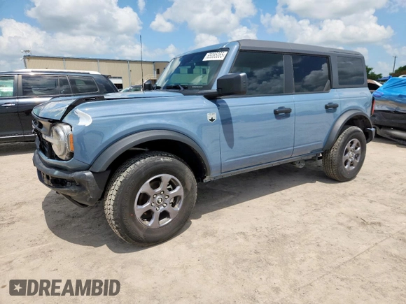 2024 Ford Bronco Big Bend with VIN 1FMDE7BH7RLA03788, listed as a Copart auction lot 65085065 with 10,597 mi miles and Salvage title. Bid and sale history available at DreamBid. Image 1.