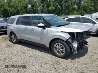 2023 Kia Carnival LX with VIN KNDNB4H35P6210204, listed as a Copart auction lot 55009514 with 19,702 mi miles and Salvage Title. Bid and sale history available at carsss.com. Image 4.