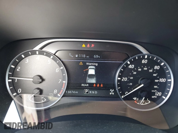 2024 Nissan Frontier S with VIN 1N6ED1EK9RN630171, listed as a Copart auction lot 57525205 with 13,874 mi miles and Salvage title. Bid and sale history available at DreamBid. Image 9.