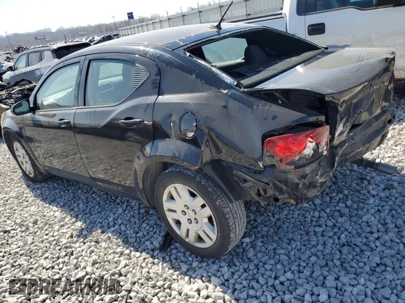 2014 Dodge Avenger SE z VIN 1C3CDZAG7EN232725, wystawiony jako Copart lot #48995875 z przebiegiem 114 367 mil mil oraz Szkoda całkowita • Salvage title. Historia ofert i sprzedaży dostępna na DreamBid. Obrazek 2.