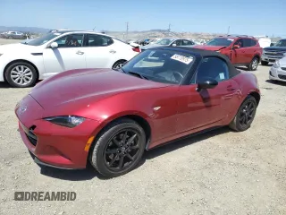 2021 Mazda MX-5 Miata Sport with VIN JM1NDAB7XM0460461, listed as a Copart auction lot 58770975 with 7,841 mi miles and Salvage title. Bid and sale history available at DreamBid. Image 1.