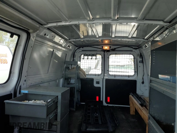 2013 Ford Econoline Cargo Commercial with VIN 1FTNE1EW8DDA30307, listed as a Copart auction lot 51963455 with 227,785 mi miles and Salvage Title. Bid and sale history available at DreamBid. Image 10.