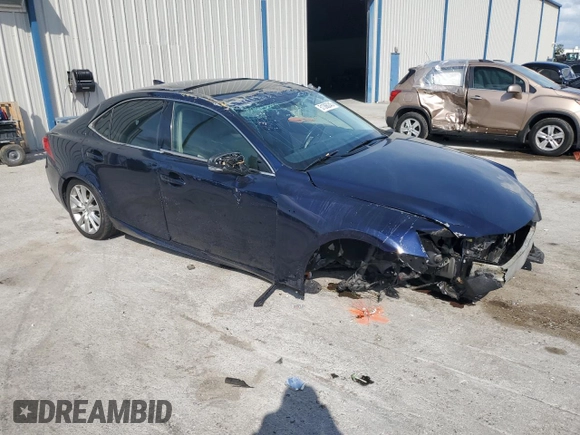 2015 Lexus IS 250 with VIN JTHBF1D22F5057707, listed as a Copart auction lot 51366245 with 145,968 mi miles and Salvage Title. Bid and sale history available at carsss.com. Image 4.