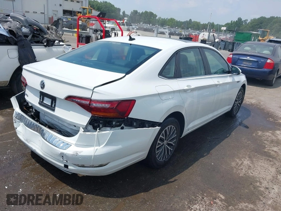 2019 Volkswagen Jetta SEL z VIN 3VWEB7BU8KM171987, wystawiony jako IAAI lot #42597141 z przebiegiem 45 620 mil mil oraz . Historia ofert i sprzedaży dostępna na DreamBid. Obrazek 4.