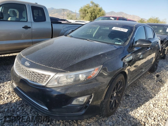 2015 Kia Optima Hybrid with VIN KNAGM4AD9F5088468, listed as a Copart auction lot 69476744 with 0 mi miles and Clean Title. Bid and sale history available at carsss.com. Image 1.
