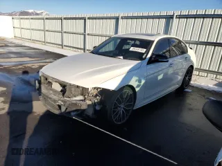 2014 BMW 3 Series 335i with VIN WBA3A9C59EF479669, listed as a Copart auction lot 89349195 with 82,779 mi miles and Salvage Title. Bid and sale history available at carsss.com. Image 1.