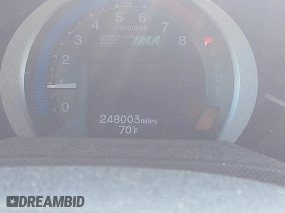 2010 Honda Insight EX with VIN JHMZE2H74AS027020, listed as a IAAI auction lot 42394875 with 248,003 mi miles and . Bid and sale history available at DreamBid. Image 15.