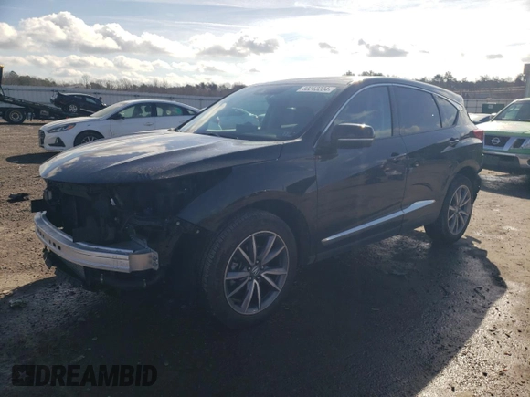 2022 Acura RDX w/Technology Package with VIN 5J8TC2H54NL005371, listed as a Copart auction lot 40213234 with 28,321 mi miles. Bid and sale history available at carsss.com. Image 1.