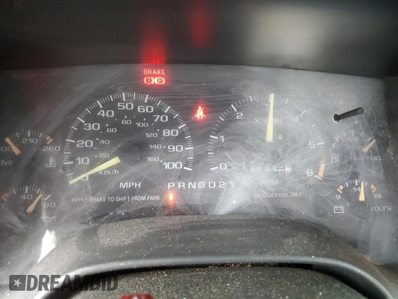 1997 GMC Sonoma SLS with VIN 1GTCS14X5V8503746, listed as a Copart auction lot 42554595 with 135,316 mi miles and Salvage Title. Bid and sale history available at carsss.com. Image 9.