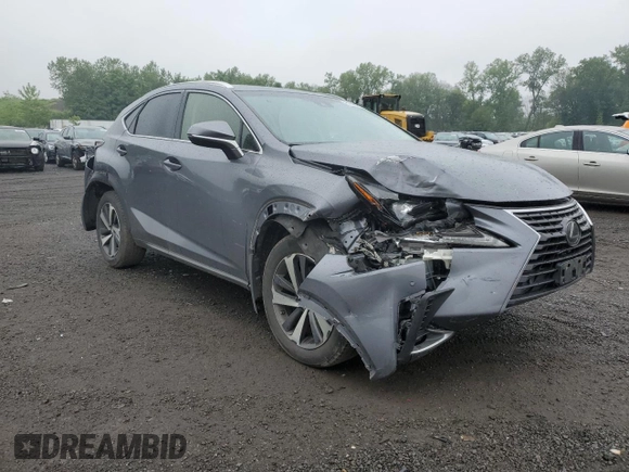 2019 Lexus NX 300 with VIN JTJBARBZ8K2184551, listed as a Copart auction lot 61269935 with 109,215 mi miles and Salvage title. Bid and sale history available at DreamBid. Image 4.