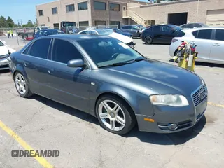 2006 Audi A4 2.0T with VIN WAUAF78E16A259754, listed as a IAAI auction lot 42587187 with 167,374 mi miles and . Bid and sale history available at DreamBid. Image 1.