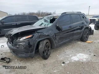 2016 Jeep Cherokee Sport with VIN 1C4PJMAS1GW314198, listed as a Copart auction lot 89400315 with 76,506 mi miles and Salvage Title. Bid and sale history available at carsss.com. Image 1.