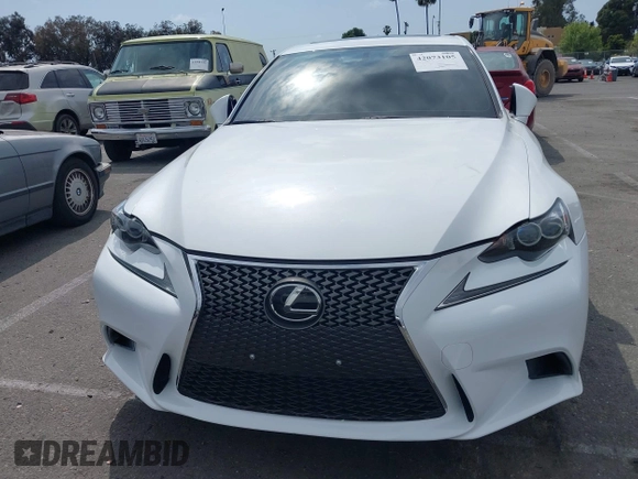 2016 Lexus IS with VIN JTHBE1D22G5026784, listed as a IAAI auction lot 42073105 with 79,290 mi miles and . Bid and sale history available at carsss.com. Image 12.