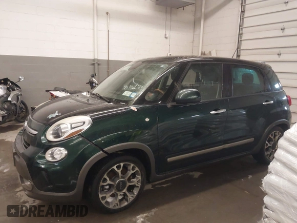 2014 FIAT 500L Trekking with VIN ZFBCFADHXEZ006962, listed as a IAAI auction lot 41249250 with 170,942 mi miles and . Bid and sale history available at DreamBid. Image 14.