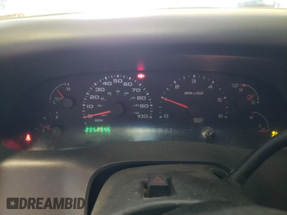 2002 Ford F-250 XL with VIN 1FTNW20S72EB45107, listed as a Copart auction lot 69238304 with 205,294 mi miles and Salvage Title. Bid and sale history available at DreamBid. Image 9.