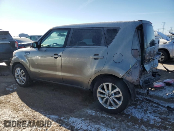 2018 Kia Soul + with VIN KNDJP3A52J7574653, listed as a Copart auction lot 46314535 with 52,343 mi miles and Salvage Title. Bid and sale history available at carsss.com. Image 2.