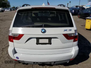 2007 BMW X3 3.0si with VIN WBXPC93467WF19544, listed as a Copart auction lot 46364605 with 260,116 mi miles and Clean Title. Bid and sale history available at carsss.com. Image 6.