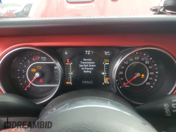 2018 Jeep Wrangler Unlimited Rubicon z VIN 1C4HJXFN3JW148119, wystawiony jako Copart lot #85839454 z przebiegiem Nie podano mil oraz Szkoda całkowita • Salvage title. Historia ofert i sprzedaży dostępna na DreamBid. Obrazek 9.