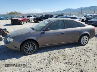 2001 Audi A6 z VIN WAUEH64B21N125564, wystawiony jako Copart lot #58907865 z przebiegiem 156 496 mil mil oraz Tytuł czysty. Historia ofert i sprzedaży dostępna na DreamBid. Obrazek 1.