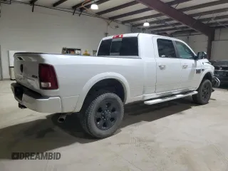2018 Ram 2500 Laramie with VIN 3C6UR5NJ1JG342051, listed as a Copart auction lot 43934255 with 82,000 mi miles and Salvage title. Bid and sale history available at DreamBid. Image 3.