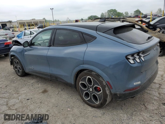2023 Ford Mustang Mach-E GT z VIN 3FMTK4SE1PMA12474, wystawiony jako Copart lot #56854845 z przebiegiem 20 636 mil mil oraz Szkoda całkowita • Salvage title. Historia ofert i sprzedaży dostępna na DreamBid. Obrazek 2.