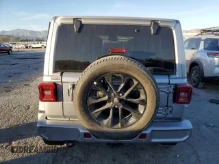 2021 Jeep Wrangler Unlimited Sahara with VIN 1C4HJXEG2MW536286, listed as a Copart auction lot 44827415 with 48,382 mi miles and Salvage title. Bid and sale history available at DreamBid. Image 6.