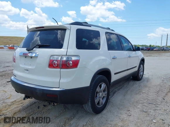 2010 GMC Acadia SL with VIN 1GKLRKEDXAJ155195, listed as a IAAI auction lot 42008358 with 119,266 mi miles. Bid and sale history available at carsss.com. Image 4.