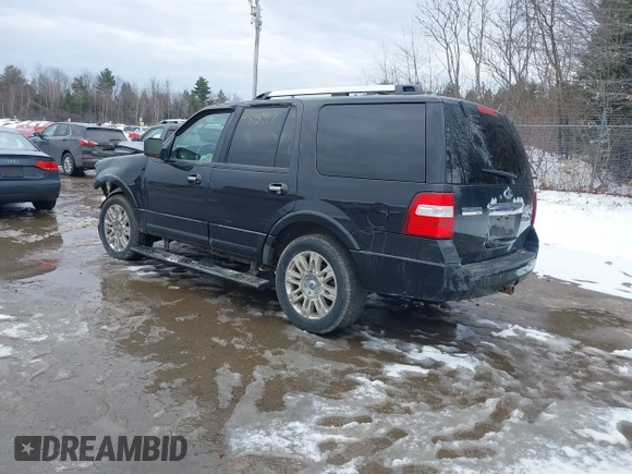 2011 Ford Expedition Limited with VIN 1FMJU2A51BEF23561, listed as a IAAI auction lot 41848917 with 142,402 mi miles and . Bid and sale history available at DreamBid. Image 3.