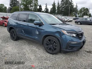 2021 Honda Pilot Special Edition with VIN 5FNYF6H27MB095691, listed as a Copart auction lot 56530165 with 43,152 mi miles and Salvage Title. Bid and sale history available at DreamBid. Image 4.