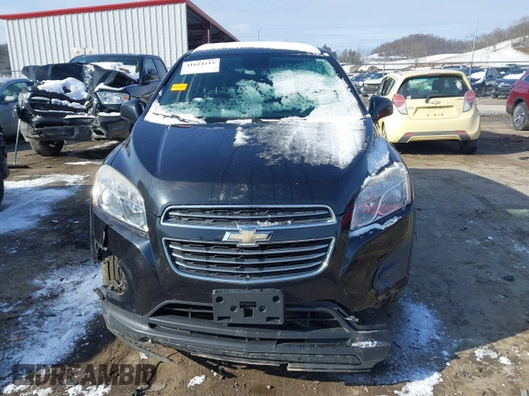 2016 Chevrolet Trax LS with VIN KL7CJNSB9GB600288, listed as a IAAI auction lot 41614215 with 73,486 mi miles. Bid and sale history available at carsss.com. Image 12.