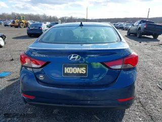 2016 Hyundai Elantra SE with VIN KMHDH4AE4GU502326, listed as a IAAI auction lot 41508061 with 109,661 mi miles. Bid and sale history available at carsss.com. Image 16.