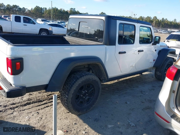 2022 Jeep Gladiator Mojave with VIN 1C6JJTEG4NL172098, listed as a IAAI auction lot 41141975 with 44,824 mi miles. Bid and sale history available at carsss.com. Image 4.