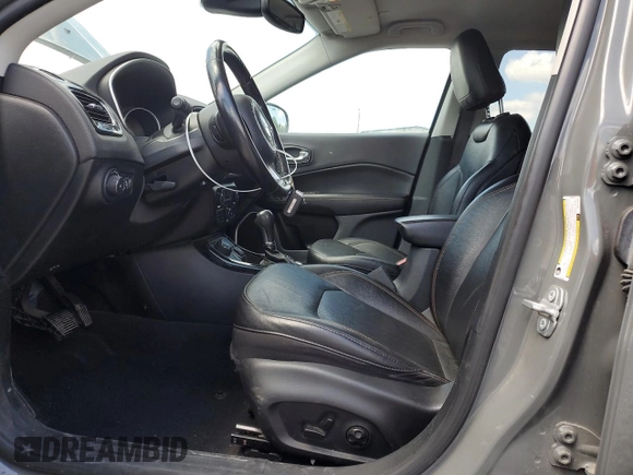 2021 Jeep Compass Limited with VIN 3C4NJDCB1MT523933, listed as a Copart auction lot 54776325 with 111,640 mi miles and Salvage title. Bid and sale history available at DreamBid. Image 7.