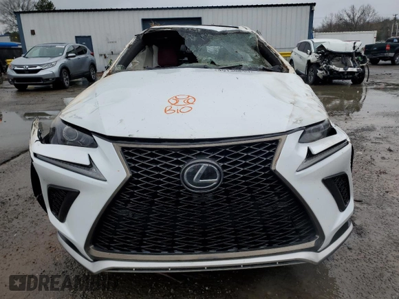 2020 Lexus NX 300 F Sport with VIN JTJSARBZ1L5019473, listed as a Copart auction lot 45130845 with Not provided miles and Salvage title. Bid and sale history available at DreamBid. Image 5.