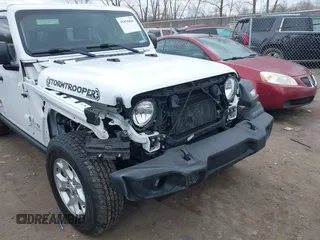 2021 Jeep Wrangler Unlimited Willys Sport with VIN 1C4HJXDG8MW596171, listed as a IAAI auction lot 41856841 with 86,353 mi miles and . Bid and sale history available at DreamBid. Image 6.