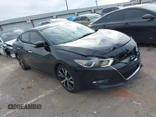 2018 Nissan Maxima SV with VIN 1N4AA6AP9JC383989, listed as a IAAI auction lot 41408474 with 195,135 mi miles. Bid and sale history available at carsss.com. Image 1.