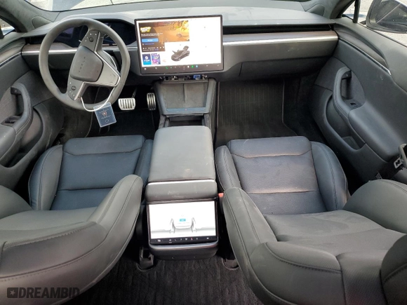 2024 Tesla Model S with VIN 5YJSA1E54RF536092, listed as a Copart auction lot 85934334 with 11,451 mi miles and Salvage Title. Bid and sale history available at carsss.com. Image 8.