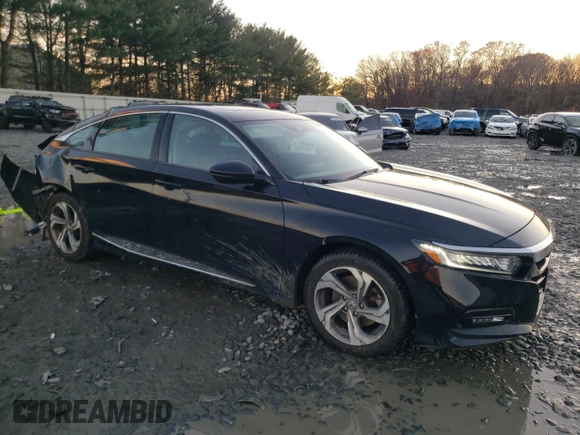 2020 Honda Accord EX-L with VIN 1HGCV2F52LA019775, listed as a Copart auction lot 82235704 with 75,219 mi miles and Salvage title. Bid and sale history available at DreamBid. Image 4.