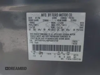 2006 Ford Ranger XL with VIN 1FTYR10U16PA61715, listed as a IAAI auction lot 41790274 with 1 mi miles. Bid and sale history available at carsss.com. Image 9.