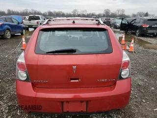 2009 Pontiac Vibe with VIN 5Y2SM67029Z403783, listed as a Copart auction lot 86423494 with Not Provided miles and Clean Title. Bid and sale history available at carsss.com. Image 6.