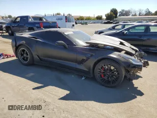 2016 Chevrolet Corvette Z06 1LZ with VIN 1G1YP2D69G5613541, listed as a Copart auction lot 74368994 with 44,034 mi miles and Salvage Title. Bid and sale history available at carsss.com. Image 4.