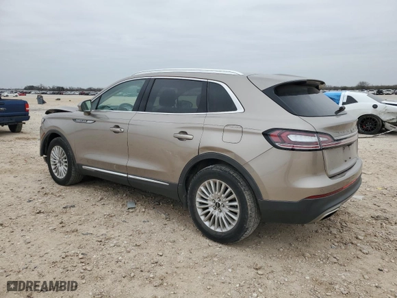 2019 Lincoln Nautilus Standard with VIN 2LMPJ6J95KBL18872, listed as a Copart auction lot 46453375 with 35,307 mi miles and Salvage Title. Bid and sale history available at carsss.com. Image 2.