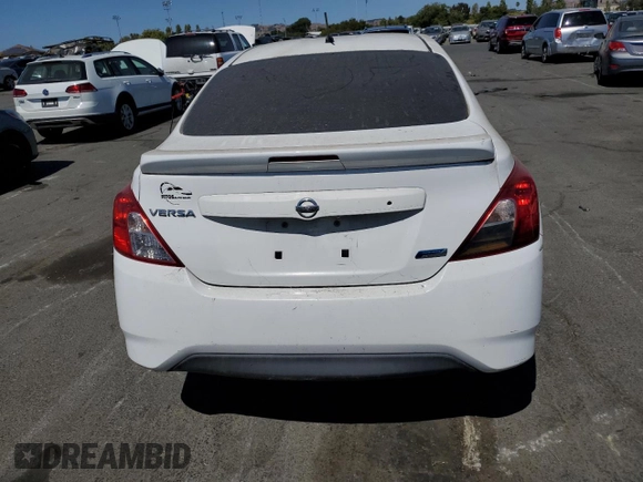 2015 Nissan Versa SV with VIN 3N1CN7AP0FL865021, listed as a Copart auction lot 65637455 with 139,738 mi miles and Salvage title. Bid and sale history available at DreamBid. Image 6.