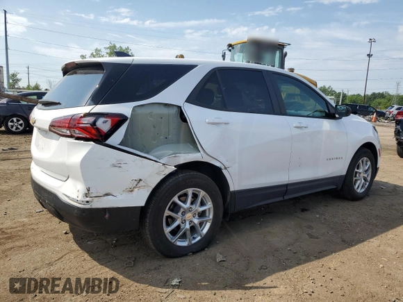 2024 Chevrolet Equinox LS with VIN 3GNAXHEG2RL235298, listed as a Copart auction lot 59908925 with 15,451 mi miles and Clean title. Bid and sale history available at DreamBid. Image 3.