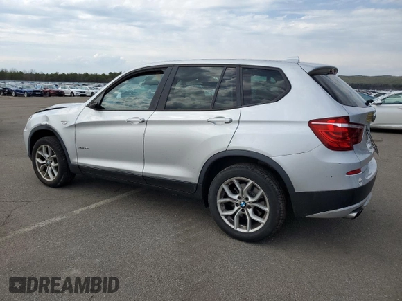 2013 BMW X3 xDrive28i with VIN 5UXWX9C5XD0A30504, listed as a Copart auction lot 53200135 with 52,252 mi miles and Salvage Title. Bid and sale history available at DreamBid. Image 2.