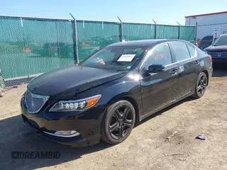 2015 Acura RLX Tech Pkg with VIN JH4KC1F52FC001682, listed as a IAAI auction lot 41823813 with 83,011 mi miles. Bid and sale history available at carsss.com. Image 2.