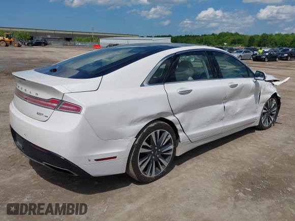 2017 Lincoln MKZ Reserve with VIN 3LN6L5F91HR627799, listed as a IAAI auction lot 42280512 with 110,632 mi miles and . Bid and sale history available at DreamBid. Image 4.