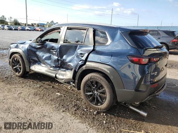 2025 Mazda CX-50 S Select with VIN 7MMVABAM5SN315995, listed as a Copart auction lot 45111025 with 3,615 mi miles and Non Repairable. Bid and sale history available at DreamBid. Image 2.