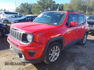2019 Jeep Renegade Latitude with VIN ZACNJABB7KPK70313, listed as a IAAI auction lot 41308774 with 108,542 mi miles and . Bid and sale history available at DreamBid. Image 17.