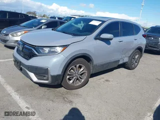 2021 Honda CR-V EX with VIN 2HKRW1H5XMH408350, listed as a IAAI auction lot 41777421 with 81,132 mi miles. Bid and sale history available at carsss.com. Image 2.
